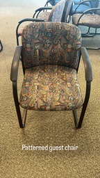 [#B8-74] Patterned Guest Chair