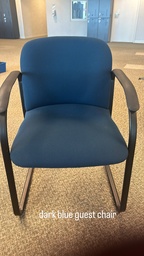 [#B8-52] Dark Blue Guest Chair