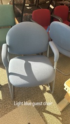 [#B8-54] Light Blue Guest Chair