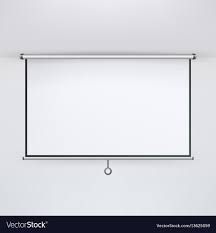 [#F3-19] Hanging Projector Screen **photo representation**