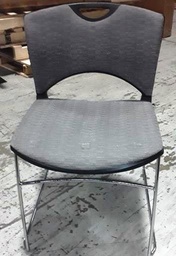 [#B4-188] Grey Guest Stacking Chair