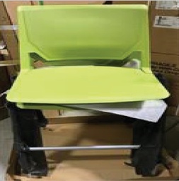 [#B1-199] Lime Green Bar Height Stool