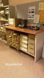 [#E1-5] Tall Peachy Desk