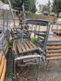 [#B4-7] Wood Patio Chairs