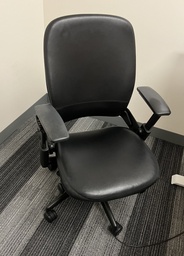 [#B13-10] Steelcase Leap Black Task Chair