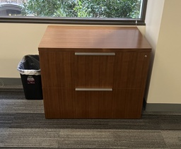 [#D6-20] AllSteel 2-Drawer Wood Filing Cabinet