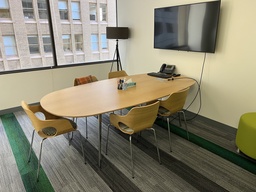 [#C8-61] 8' Racetrack Conference Table