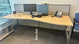 [#E1-41] Wave desk, 96x35"