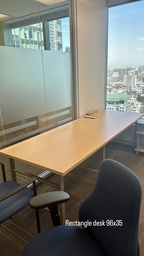 [#E1-43] Rectangle desk, 96x35"