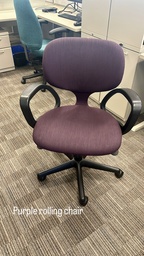 [#B13-61] Purple task chair
