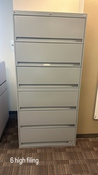 [#D12-62] 6-Drawer filing cabinet