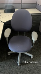 [#B13-19] Blue Steelcase Criterion Task Chair