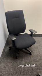 [#B13-42] Grande chaise de travail noire