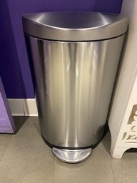 [#00-165] Stainless steel trash can