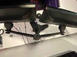 [#H10-176] Dual monitor arm