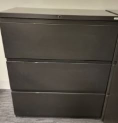 [#D8-13] Haworth X-Series 3-drawer lateral file, 36"