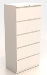 [#D12-17] 5-Drawer lateral file