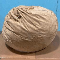 [#B11-32] Bean Bag, Suede (60Wx60Dx40H)