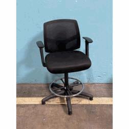 [#B13-78] H5498 - Work Stool w/ Up &amp; Down Arms (24-34H)