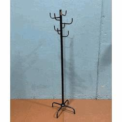 [#I5-113] Freestanding 8-Hook Coat Rack (14Wx14Dx71H)