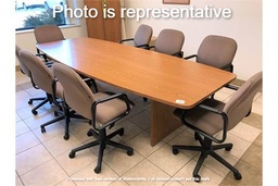 [#C8-45] Large Wood Conference Table (4.5'x16')