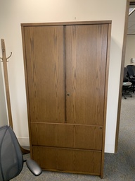 [#D30-44] Wooden Wardrobe - 36x20x72