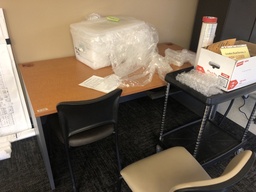 [#E3-278] Desk 1Ped Drawer