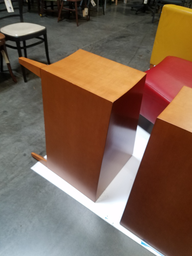 [#C11-196] Steelcase Wedge Table
