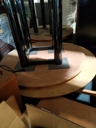 [#C3-8127] Round Coffee Table, Walnut, 16x48"