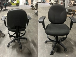 [#B13-11] Black Task Stool