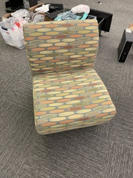 [#B12-26] Green Pattern Lounge Chairs