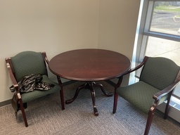 [#B8-46] Green Wooden Side Chairs