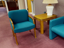 [#B8-2] Blue Guest Chair