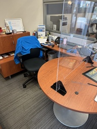 [#E6-1] Desk Office w/ Underside Return