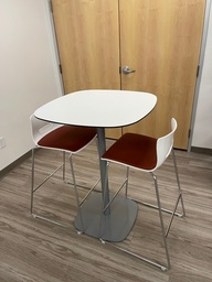 [#B2-12] Red and White Stool (Allenmure)