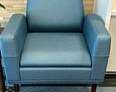 [#B12-225] Blue Lounge Chair