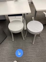 [#C23-39] Small Grey Side Table