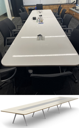 [#C6-41] 53"D x 216"W Boardroom Table