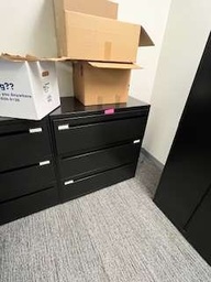 [#D8-25] 3 - DRAWER LATERAL FILE CABINETS