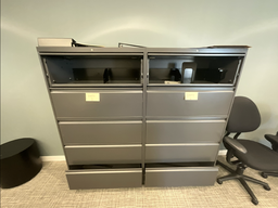 [#D12-113] Lateral Cabinet, Dark Grey