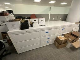 [#D8-144] Lateral Cabinet, White