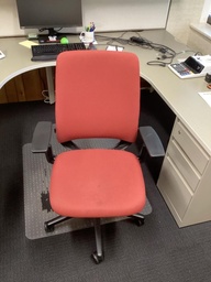 [#B13-106] Amia Chair - Orange/Red