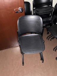 [#B4-26] Steelcase Black Stacking Chair