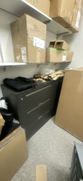 [#D8-117] Filing Cabinet - grey 3 drawer