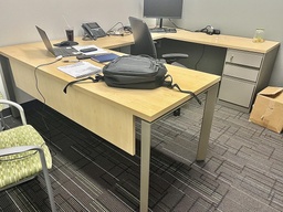 [#E7-13] U-Shaped Desk - RH