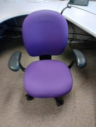 [#B13-46] Purple task chair