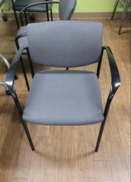 [#B8-93] Guest Chair - Player, Grey