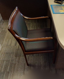 [#B8-1] Striped Guest Chairs