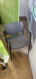 [#B8] Met - Grey Guest Chair