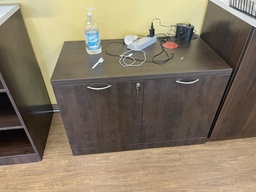 [#D19] Met - Small Wood Storage Cabinet, H30 x W45 x D23